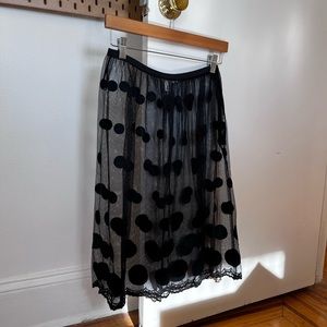 CDG polka dot skirt